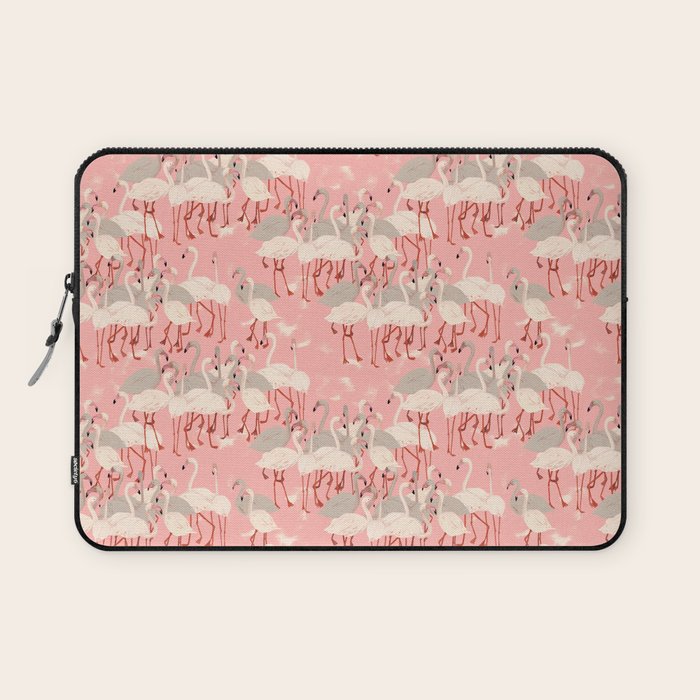 flamingo party Laptop Sleeve Gallery Image 1
