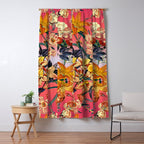 Multicolor Summer Floral Pattern Window Curtain Gallery Image 5
