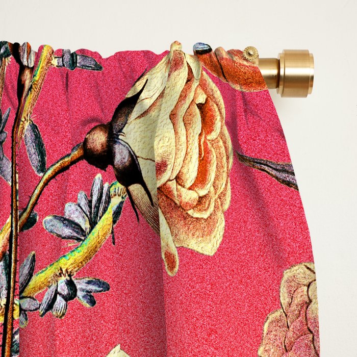 Multicolor Summer Floral Pattern Window Curtain Gallery Image 2