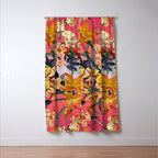 Multicolor Summer Floral Pattern Window Curtain Gallery Image 3