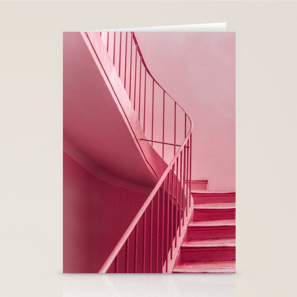 Plum Steps | Architectural Minimalism Stationery Card Gallery Image 2