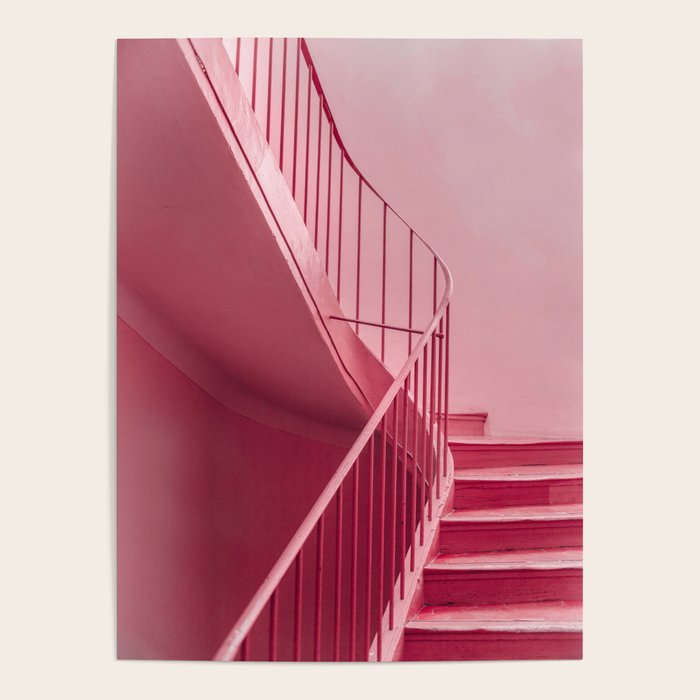 Plum Steps | Architectural Minimalism Poster Gallery Image 4