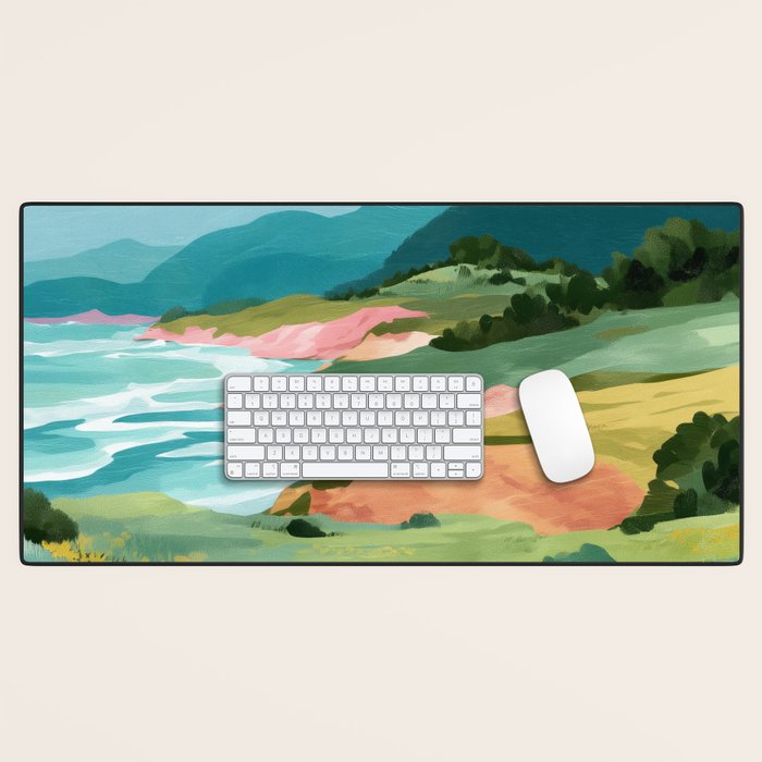 Meadow by the Sea Desk Mat Gallery Image 1