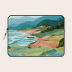 Meadow by the Sea Laptop Sleeve Gallery Image 1