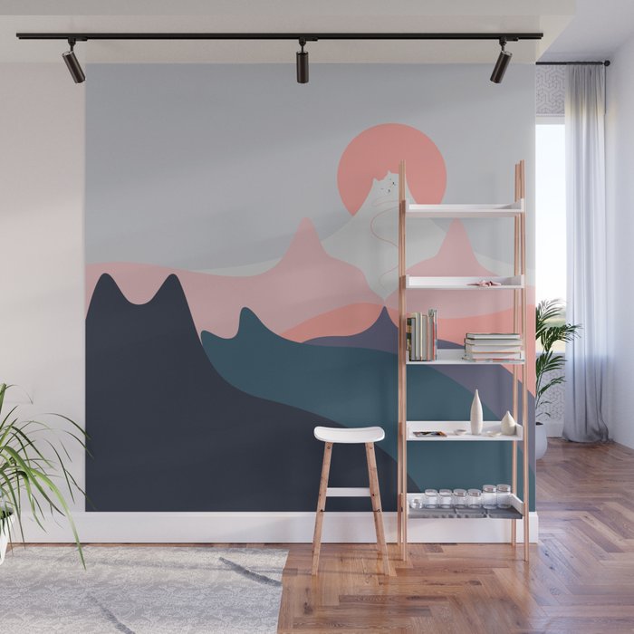Cat Landscape 129 Wall Mural Gallery Image 1