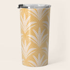 Boho Rustic Palm Radiance Butter Yellow Travel Mug Gallery Image 3