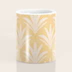 Boho Rustic Palm Radiance Butter Yellow Coffee Mug Gallery Image 4