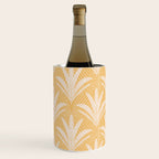 Boho Rustic Palm Radiance Butter Yellow Wine Chiller Gallery Image 2