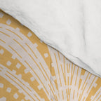 Boho Rustic Palm Radiance Butter Yellow Comforter Gallery Image 4