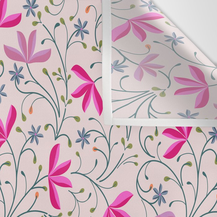 Spa Blossoms Wall Tapestry Gallery Image 3