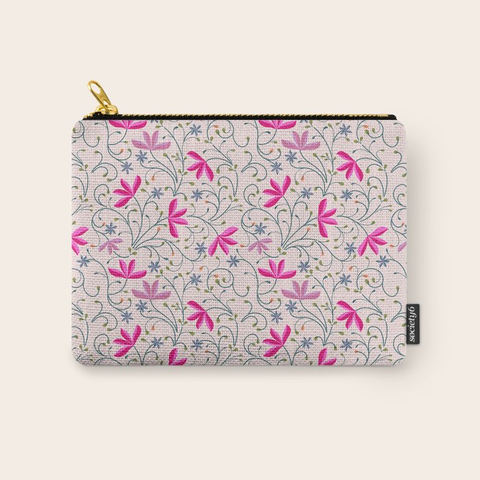 Spa Blossoms Carry All Pouch Gallery Image 1
