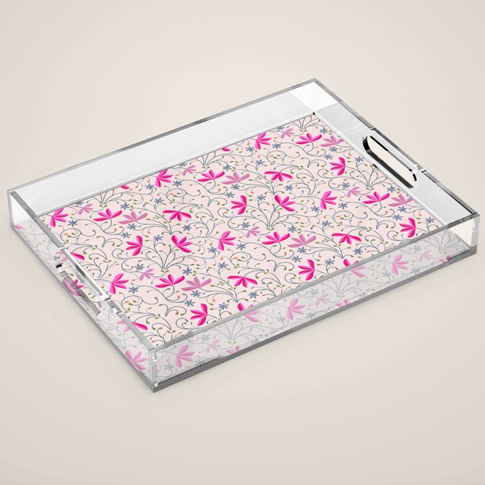 Spa Blossoms Acrylic Tray Gallery Image 1