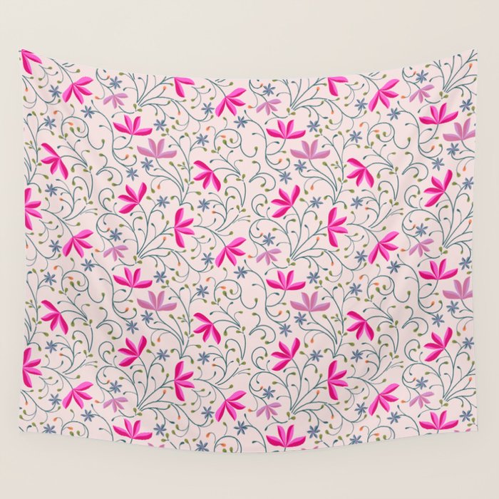 Spa Blossoms Wall Tapestry Gallery Image 1