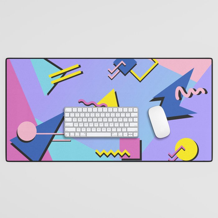 Memphis pattern 99 - 80s / 90s Retro Desk Mat Gallery Image 1