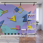 Memphis pattern 99 - 80s / 90s Retro Wall Mural Gallery Image 1