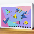 Memphis pattern 99 - 80s / 90s Retro Wall Mural Gallery Image 2