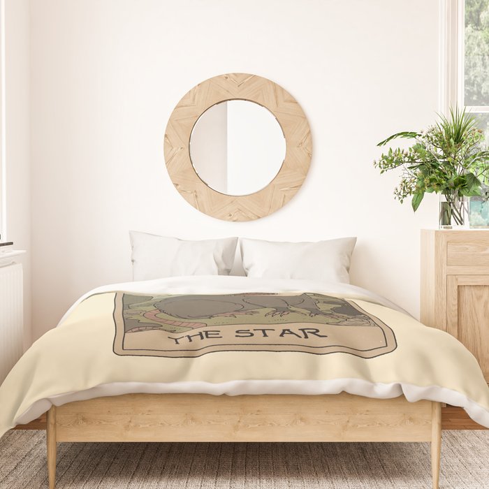 The Star - Possum Tarot Duvet Cover Gallery Image 3