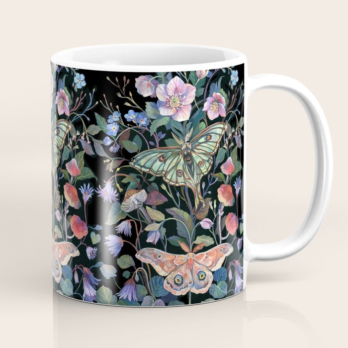 Moon Moth Mushroom Coffee Mug Gallery Image 1