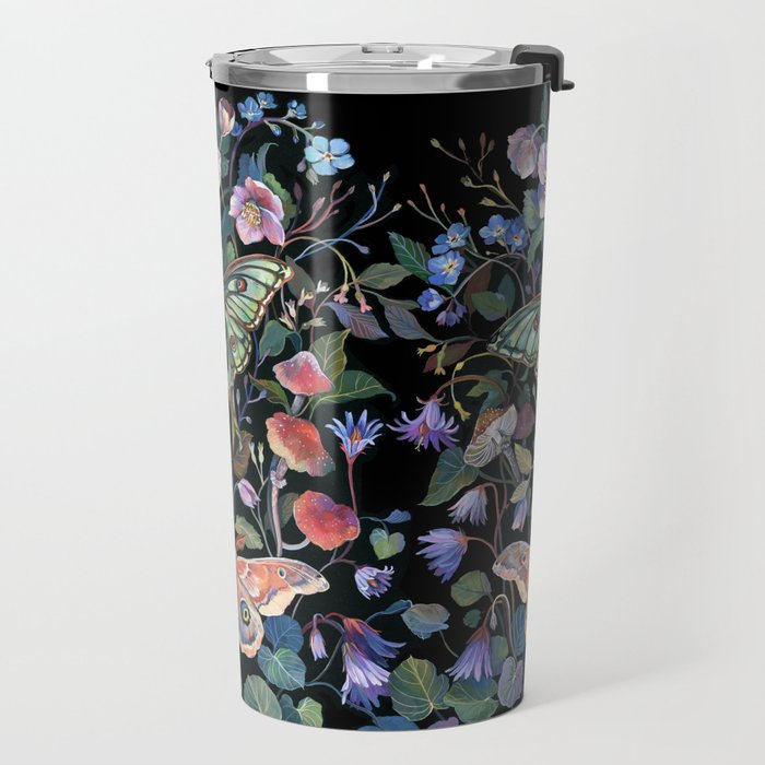 Moon Moth Mushroom Travel Mug Gallery Image 2
