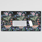 Moon Moth Mushroom Desk Mat Gallery Image 1