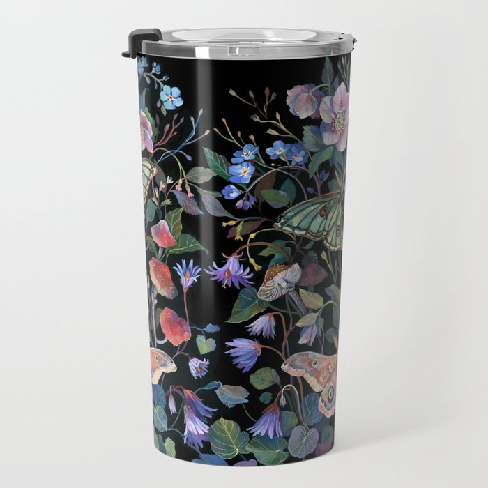 Moon Moth Mushroom Travel Mug Gallery Image 3