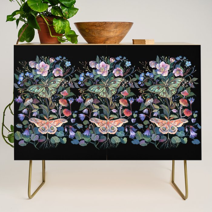 Moon Moth Mushroom Credenza Gallery Image 1
