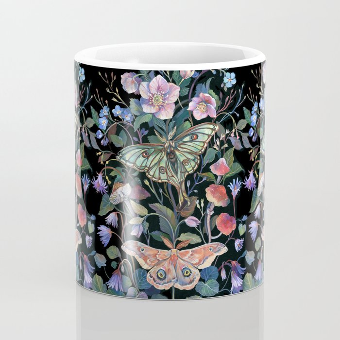 Moon Moth Mushroom Coffee Mug Gallery Image 4