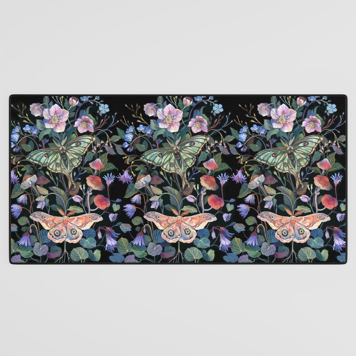 Moon Moth Mushroom Desk Mat Gallery Image 3