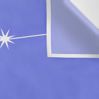 Aquarius Zodiac Star Constellation Line Art Periwinkle Purple Wall Tapestry Gallery Image 3