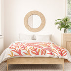 Kelp Forest Mermaid - Peach Palette Duvet Cover Gallery Image 3