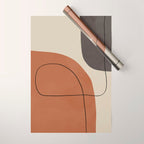 Modern Abstract Shapes #1 Wrapping Paper Gallery Image 1