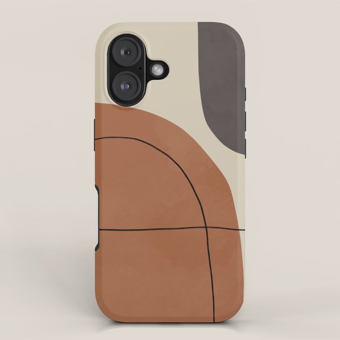 Modern Abstract Shapes #1 iPhone Case Gallery Image 1