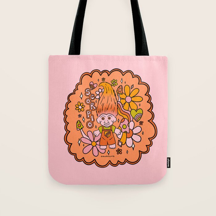 Scorpio Troll Tote Bag Gallery Image 1