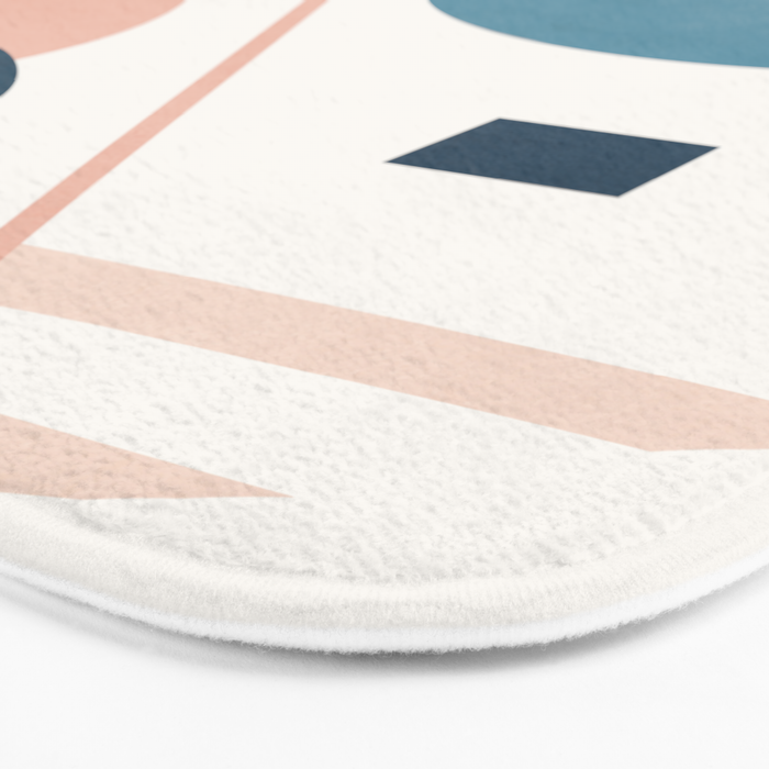 Abstract Minimal Shapes 34 Bath Mat Gallery Image 3