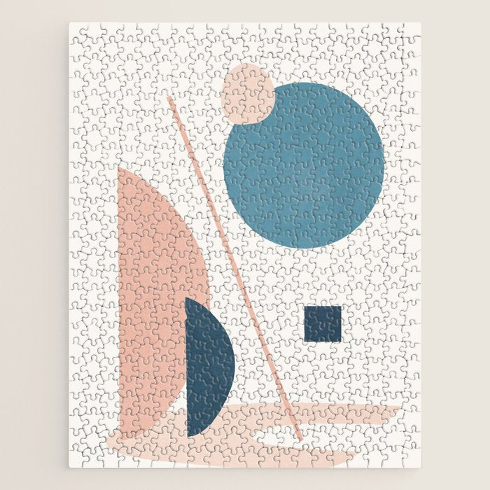 Abstract Minimal Shapes 34 Jigsaw Puzzle Gallery Image 1