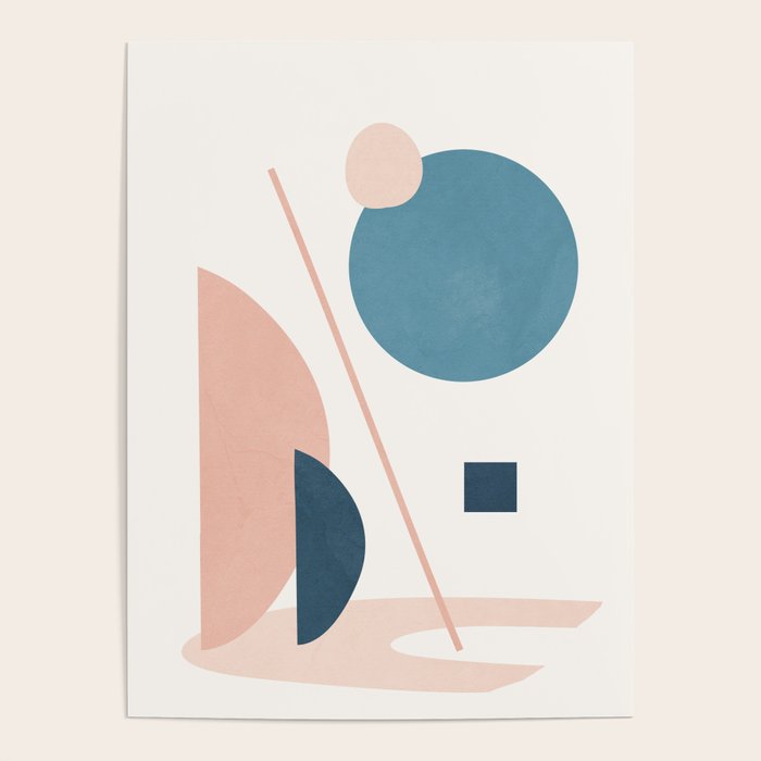 Abstract Minimal Shapes 34 Poster Gallery Image 4