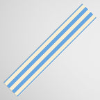 Retro Coastal Blue and White Stripes Table Runner Gallery Image 3