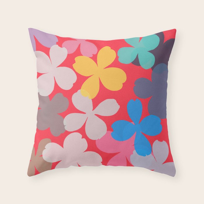dogwood 20 Throw Pillow Gallery Image 6