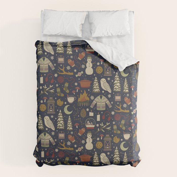 Winter Nights Duvet Cover Gallery Image 1