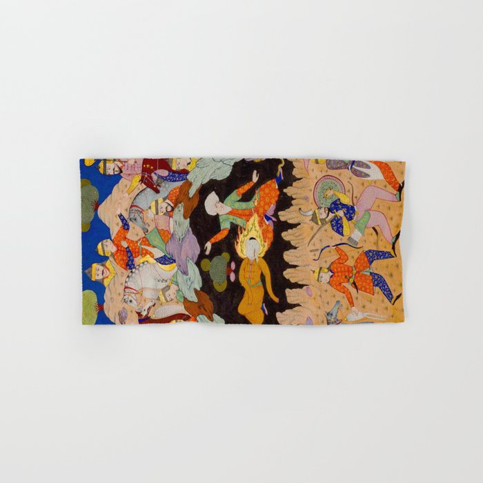 Sleeping in the hidden cave Islamic Antique Art  Bath Towel Gallery Image 1