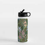Cilantro Tropics - Blue Water Bottle Gallery Image 1