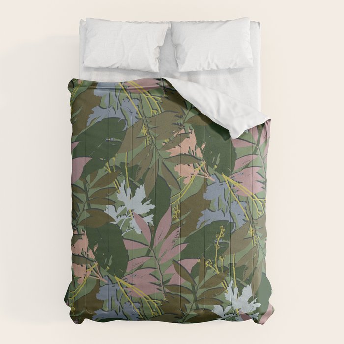 Cilantro Tropics - Blue Comforter Gallery Image 1