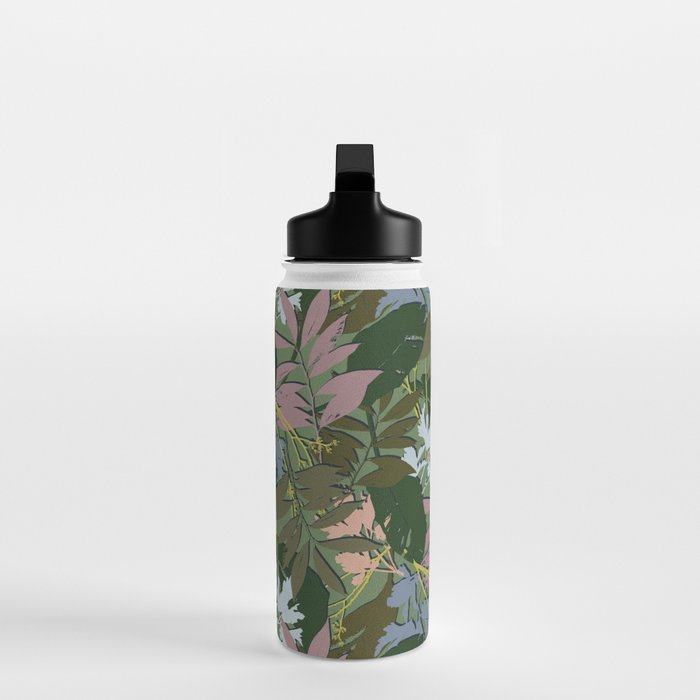 Cilantro Tropics - Blue Water Bottle Gallery Image 3