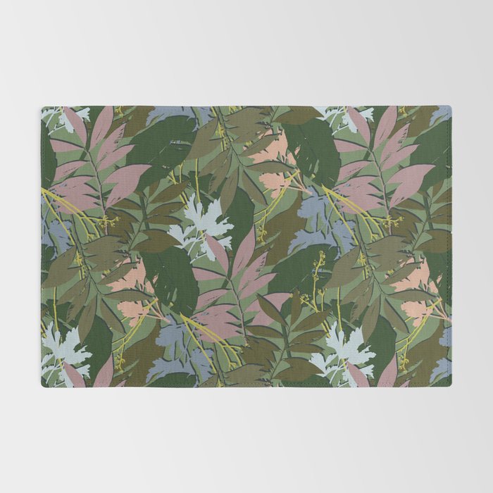 Cilantro Tropics - Blue Rug Gallery Image 2