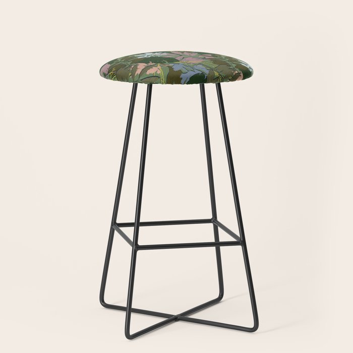 Cilantro Tropics - Blue Stool Gallery Image 1