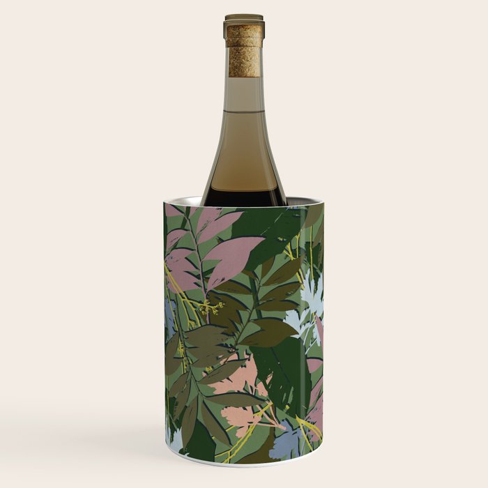 Cilantro Tropics - Blue Wine Chiller Gallery Image 2