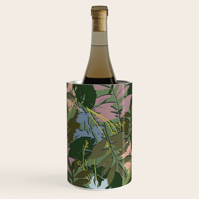 Cilantro Tropics - Blue Wine Chiller Gallery Image 3