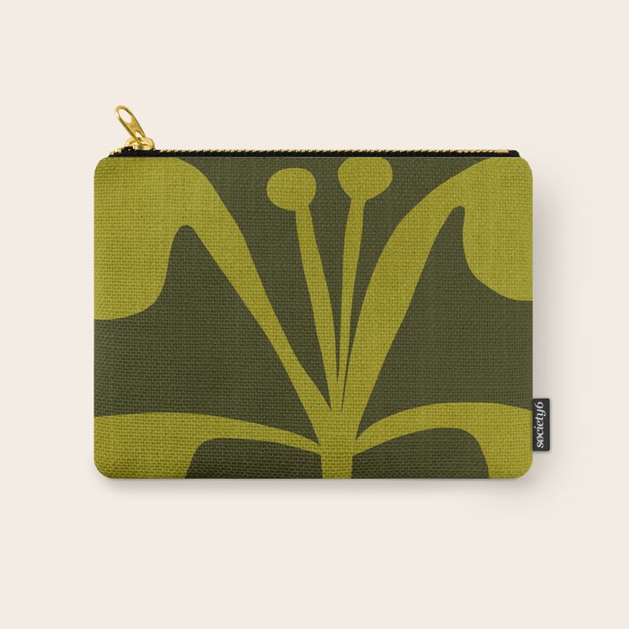 Abstract-botanical 15 Carry All Pouch Gallery Image 1