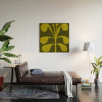 Abstract-botanical 15 Wood Wall Art Gallery Image 2