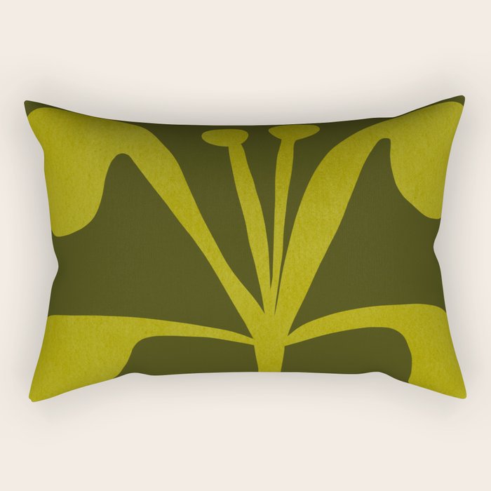 Abstract-botanical 15 Rectangular Pillow Gallery Image 2
